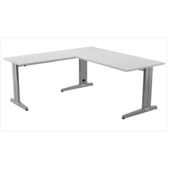 Rocada ala Mesa Rectangular, Metal, Gris, 22.00x62.00x185.00 cm - 1