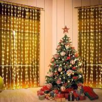 Luz De Encaje LED Para Cortina 6M 8 Modos Decoración De Año Nuevo Fiesta Navidad Boda Y Hogar Guirnalda De Farolillos Navideños - details 17