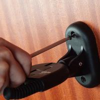 Soporte De Pared Para Guitarra Bajo Mandolina Banjo Ukulele Gancho Colgador De Instrumentos Musicales Accesorios De Guitarra Negro Material De Plástico Y Metal - details 7