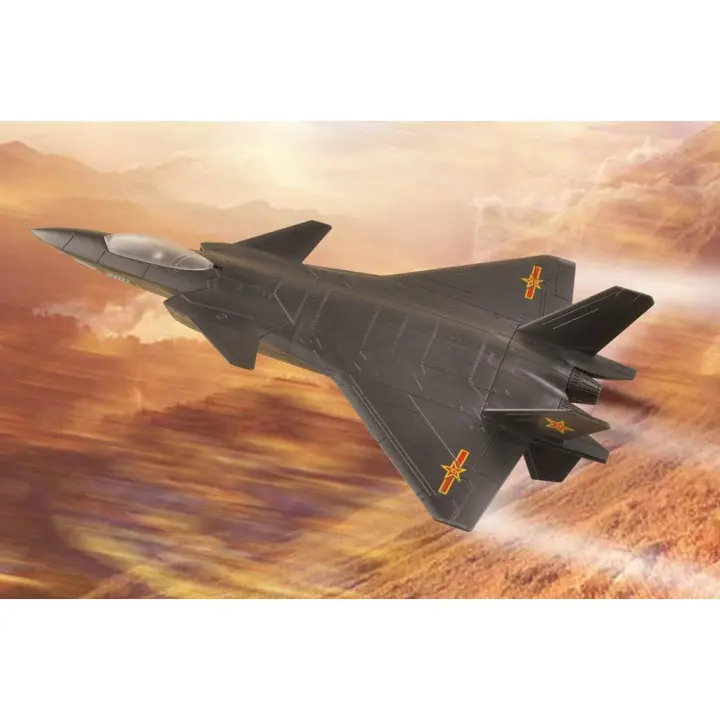 HOBBY BOSS 81902 J-20 MIGHTY DRAGON 200 mm KIT - 1