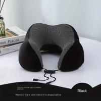 Almohada De Viaje U Forma De Memoria De Algodón Magnética Para Cuello Y Espalda Con Motivos De Coches Y Aviones - details 3