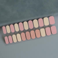 Pegatinas De Uñas Con Brillo De Lentejuelas Flash 22 Dedos Gel Película Ins Viento Impermeable Duradero Adhesivo De Uñas PET - details 9