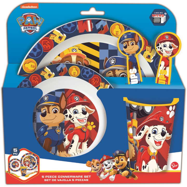 Set Micro Kids 5 Pcs Paw Patrol Boy Rescue Pups (Stor 81650)