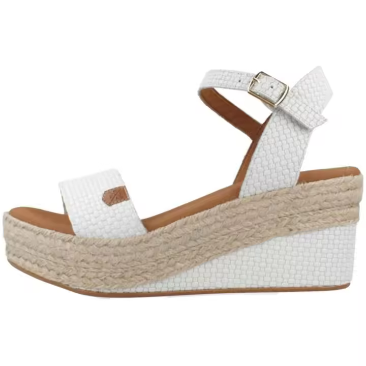 Cuña marca Popa modelo Cb30503 001 para mujer en color blanco - 1
