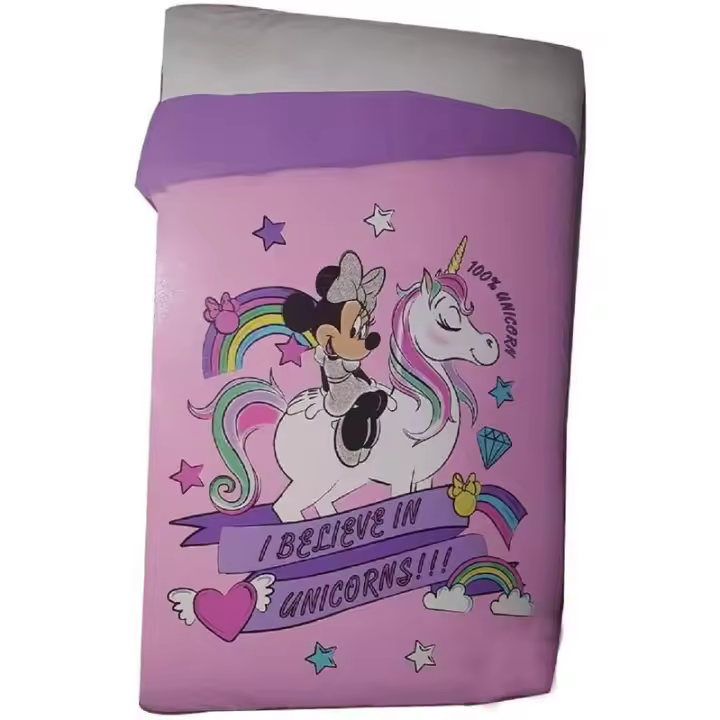 Sun City Edredón Nórdico Minnie Unicornio Disney 180 X 260 Cm - Cálido y Acogedor - 1