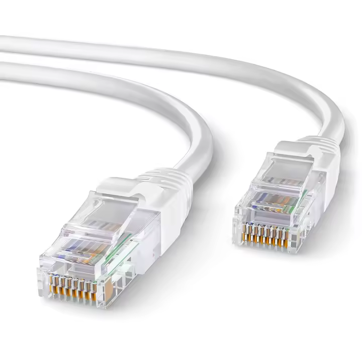 Cable de Red Ethernet Trenzado | CAT6, CCA, UTP | Conectores RJ45 | LAN Gigabit de Alta Velocidad | Conexión a Internet | Ideal para PC, Router, Modem, Switch, TV - 1