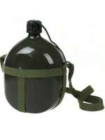 STARLEY - Cantimplora militar de aluminio de 1,4 L – botella de agua táctica ligera y resistente con taza incluida – ideal para camping, senderismo, supervivencia, bushcraft, excursiones, viajes al aire libre y actividades militares - details 1