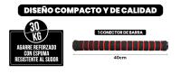 Juego de Mancuernas Ajustables 4 en 1 con Barra Recta de Conexión, Discos