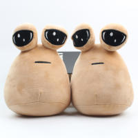 Juguete De Peluche Mi Alien De Juego Pou Furdiburb Emoticon Alien Plushie Animal De Peluche Pou Muñeca 22 Cm Para Adolescentes Y Adultos - details 1