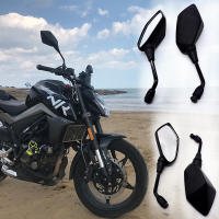 Par De Espejos Retrovisores Para Motocicleta Scooter E-Bike Espellos Convexos Imitación Fibra De Carbono 8mm 10mm Accesorios De Motocicleta - details 0
