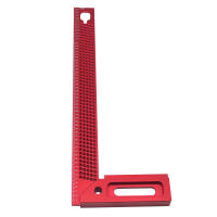 Regla De Ángulo Recto De Aluminio Para Carpintería Scribe L-Type Con Agujero Y Marcado Herramienta De Carpintería Para Trabajos De Madera - details 6