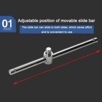 Extensión De Destornillador Sliding T Bar Para Reparación Automotriz 1 Pieza Compatible Con 1/4" 3/8" 1/2" Longitud Ajustable Herramienta Esencial Para El Hogar - details 4