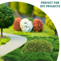 12 Pcs Piedras De Mostrador Artificiales Para Bonsái Decoración De Micro Paisaje Imitación De Rocas Mostrador Verdes Falso Plantón Para Oficina - details 4
