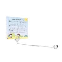 Soporte De Música Portátil Para Clarinete Trompeta Flauta Saxofón Y Otros Instrumentos De Viento Accesorio Para Principiantes Color Plata Material Metálico - details 25
