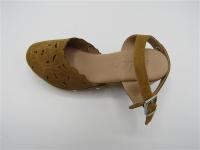 SANDALIA ZUECO PIEL PLATAFORMA, ANDARES ABBA30, tacón de 6.5cm, plataforma de 2,5cm, plantilla acolchada, muy ligera - details 3