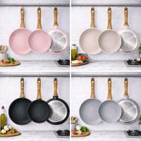 Juego de sartenes MR kitchen antiadherentes de granito 3 piezas 20-24-28 cm |   Inducción |   Mango Tacto Suave |   Sin PFOA - details 0