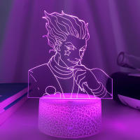 Lámpara De Noche LED USB Anime Hunter X Hunter Luz Táctil Para Niños Decoración 3D Lámpara Hisoka Iluminación Para El Dormitorio - details 15