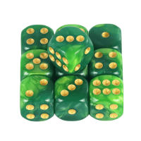 Juego De Dados D6 De Calidad Premium Con Puntos Redondos 12mm Colores Mixtos Pack De 10 Para Juegos De Mesa Y Tablero - details 12