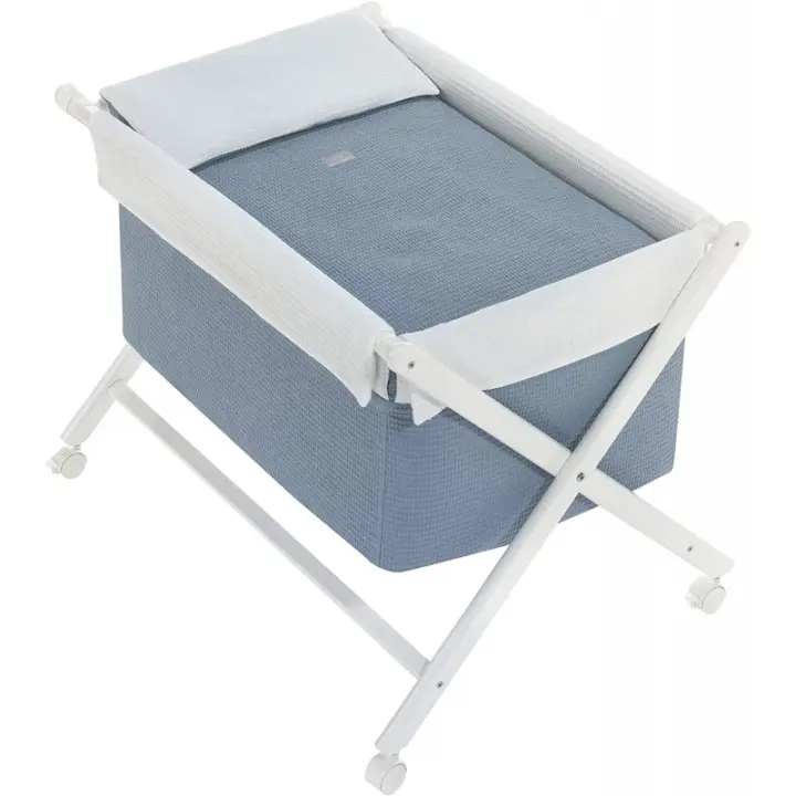 Don Algodón Minicuna Tijera Madera Astrid Color petróleo - 1