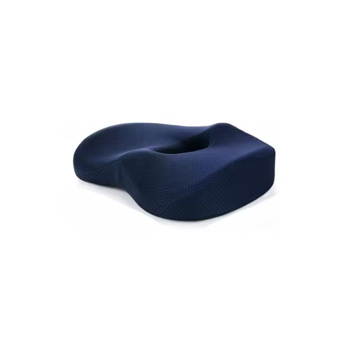 Cojín de asiento de espuma viscoelástica, ortopédico para hemorroides, cojín de coxis para automóvil, hogar, oficina, jugador, encendido - 1