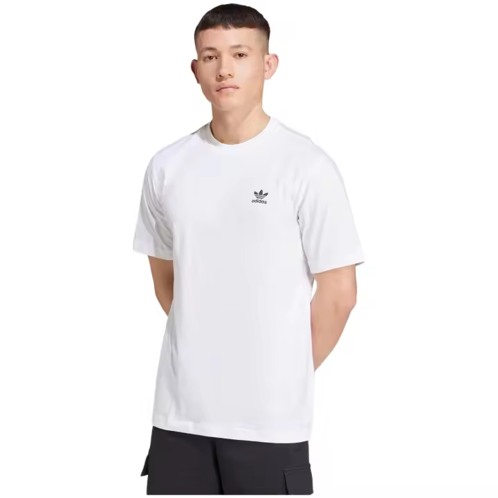 Camiseta de Manga Corta Adidas Trefoil Essentials para hombre en color blanco - 1