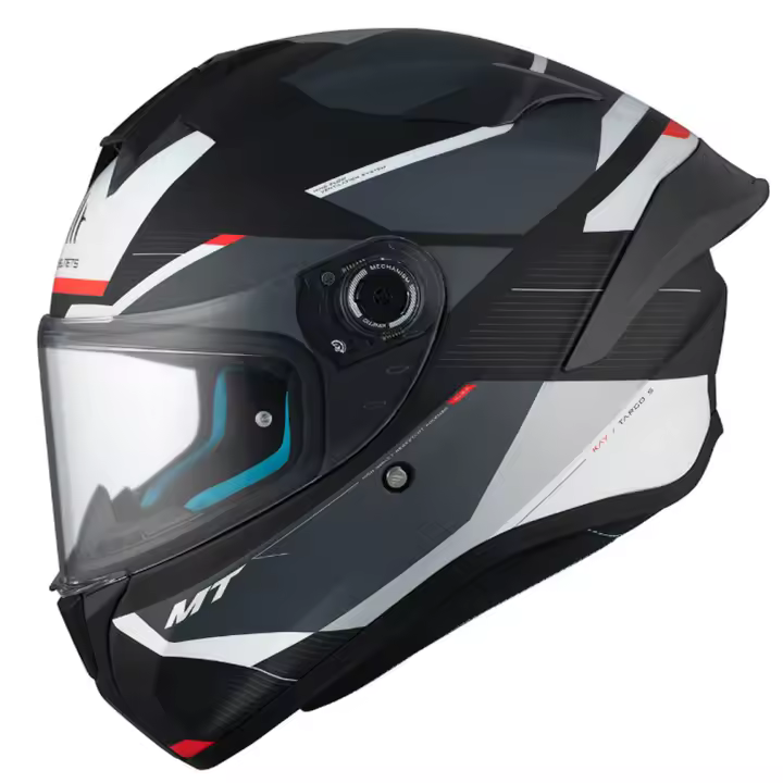 Casco de Moto Integral MT Helmets Targo S Kay B2 Negro Mate - 1