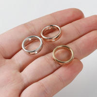 50pcs Cuentas De Espacio Redondo CCB Con Dos Agujeros Para Collar Y Pulsera DIY Accesorios De Joyería Herramientas De Bricolaje - details 1