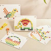 Tablero De Dibujo Arcoíris Montessori Juguete Educativo De Aprendizaje Por Color Para Niños De 1 a 3 Años Juego De Madera - details 8