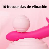 Vibrador Doble Cabeza Con Correa Ajustable Y 10 Modos De Vibración Para Parejas Y Lesbianas Juguete Sexual Para Mujeres - details 11