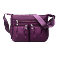 Bolso cruzado de nailon para mujer, bandolera de gran capacidad con múltiples bolsillos, para ir de compras, de viaje, de ocio - details 23