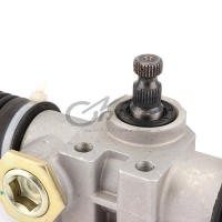 Juego De Dirección Asistida 360mm 30T Eje De Carrocería De Rosca Y Pinión Para DIY Go Kart Buggy Karting ATV UTV Moto Piezas Metálicas Duraderas Color Negro Plateado - details 3