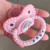 Biberón De Silicona Para Adultos En Forma De Arco Iris Y Rosa 100% Hecho a Mano Tamaño Adulto Para AB DL Y Niñas - details 1