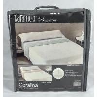 Juego de Sábanas de Coralina Karamelo Home Premium | Tacto Suave y Doble Perchado - details 3