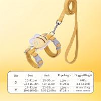 Correa Y Aro Ajustable Para Gatos Con Diseño De I-Forma Cómodo Y Escape-Proof Para Caminatas Al Aire Libre Tamaño S M L Para Perros - details 0