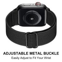 Nylon Strap for Apple watch band 44mm 40mm 38mm 42mm ultra 49mm SOLO LOOP bracelet correa iwatch series 7 SE 6 5 4 8 45mm 41mm - details 3