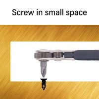 Llave De Destornillador Doble Dirección Mini 36 Dientes Para Espacios Estrechos Y Angulares Herramienta Manual Para Metalworking - details 4