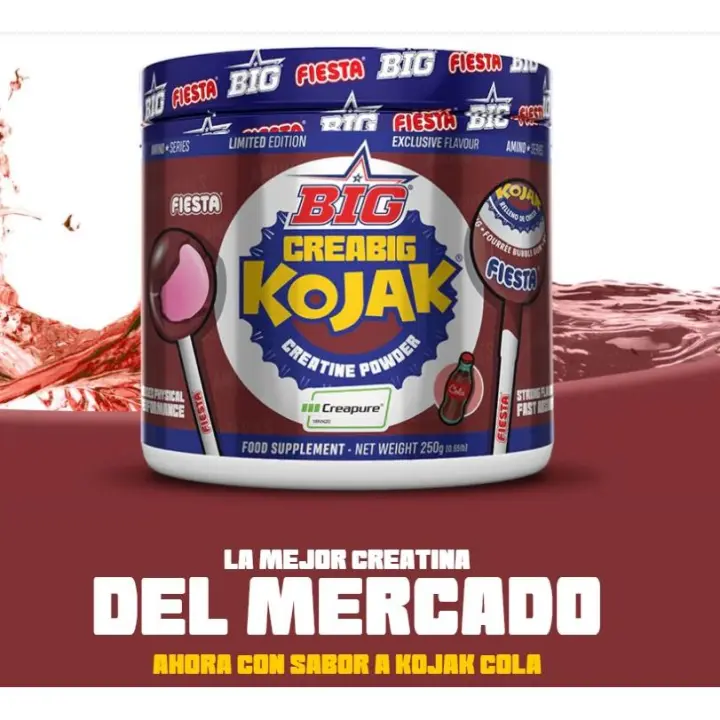 Creabig Fiesta Kojak Cola Creapure (250 gr) BIG NUTRITION - 1