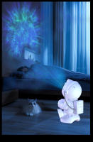 Proyector De Estrellas LED Astronauta Con Altavoz Bluetooth Regalo Para Niños Decoración De Habitación Luz Nocturna Del Cielo Estelar - details 8