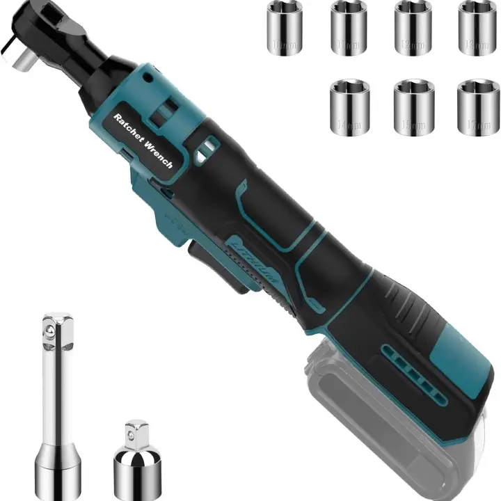 Juego De Llaves Eléctricas Inalámbricas 3/8" Con Batería Makita 18V 45Nm 320RPM Y 7 Soportes Herramienta De Reparación Y Mantenimiento - 1