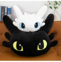 Cojín De Peluche Dragón Luz Furia Figura De Acción Dientes Del Viento Decoración De Hogar Cojín De Sofá Forma Rectangular Relleno De Poliéster/Celulosa Tamaño Adecuado Para Viaje Y Cama - details 6