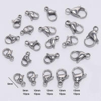 10Pcs/lot Aro De Langosta De Acero Inoxidable Galvanizado En Oro Para Pulseras Collares Cadenas Hecho a Mano Joyería Suministros - details 4