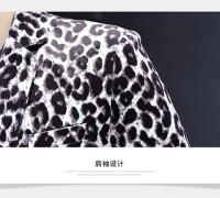 Chaleco De Moda Para Hombre Estampado De Leopardo Estilo Británico Casual Slim Para Bodas Y Trabajo Cierre Único Largo Completo - details 15