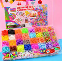 Kit De Manualidades Con 4300 Piezas De Bandas De Goma Vibrantes En 32 Colores Para Hacer Pulseras Únicas Pulseras Y Joyería - details 3