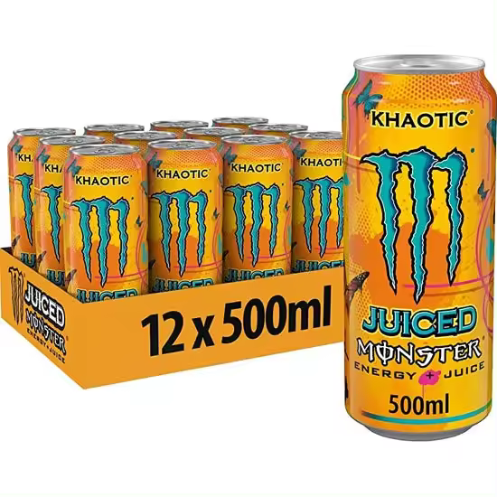 MONSTER KHAOTIC latas 500ml- Pack 12 unidades ó Caja 24 unidades - 1