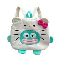 Nueva Mochila De Hombros Kawaii Sanrio Hangyodon Con Diseño De Hello Kitty Y Gato Pequeño De Color Contraste Mochila Versátil Para Adultos Y Adolescentes - details 23