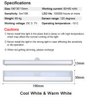 Luz Nocturna LED Con Sensor De Movimiento PIR 10 LEDs Para Armario Escalera Iluminación De Pasillo Lámpara Decorativa Sin Cable - details 1