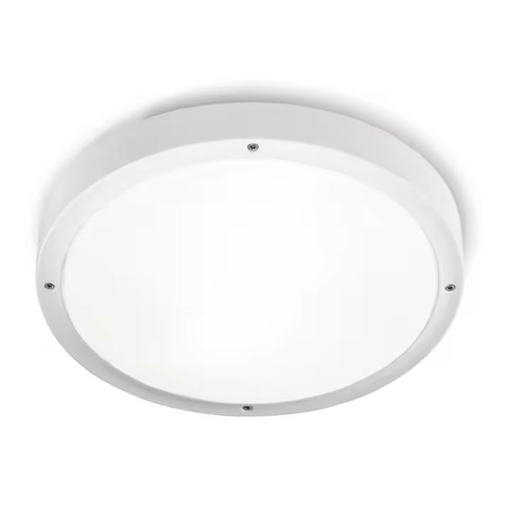 LEDS·C4 Basic Sensor Plafón de Techo o Aplique Pared para Exterior Sensor Crepuscular de Movimiento. Luz LED Cálida IP65 - 1