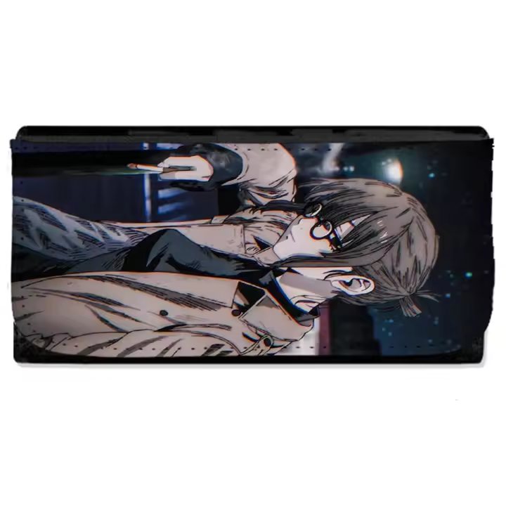 MERCHANDMANIA Billetera Billetero Yofukashi no uta anko uguisu anime romance mujer señora negro monedero - 1