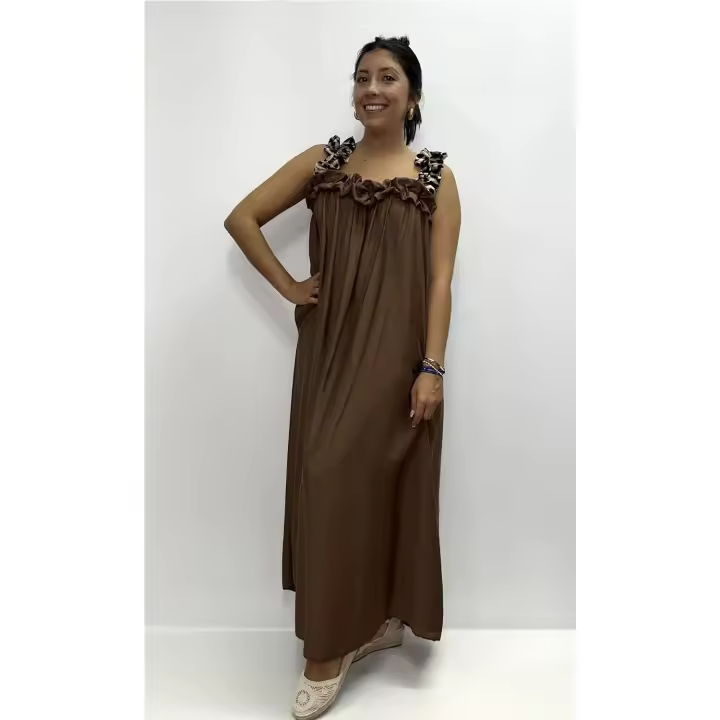 Vestido Felisa Marron - 1