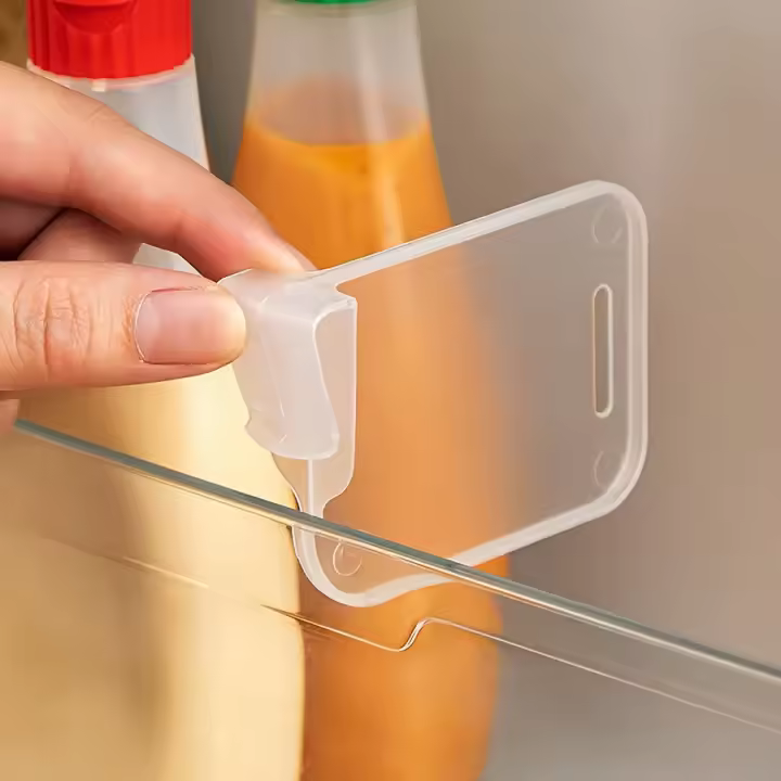 Organizador Multifuncional Para Puerta Lateral De Nevera 10 Piezas Divisores Para Gestión Espacial Personalizada Material Plástico Estilo Moderno - 1